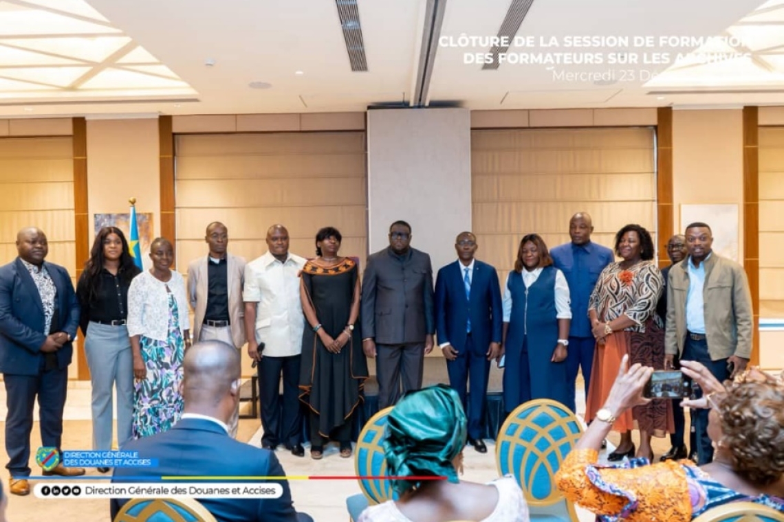 La DGDA clôture la formation sur la gestion des archives